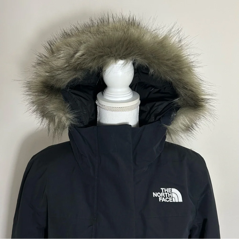 The North Face Women's Arctic Parka Down Coat TNF Black Sz XS S M L XL XXL - Picture 6 of 13